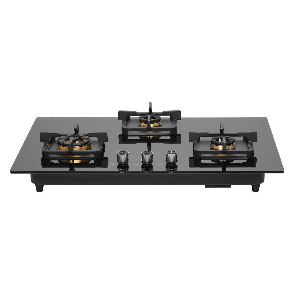 Toyotomi Smoked Glass Round Stove Dark Gray