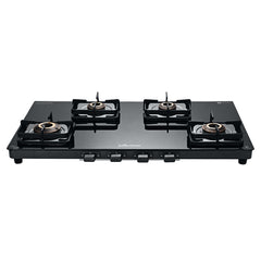 Surya Flame "LUX COOKTOP" L.P.G Stove 4 Burner, ISI Certified, Doorstep Services, 5 Years Warranty