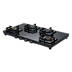 Surya Flame "LUX COOKTOP" L.P.G Stove 4 Burner, ISI Certified, Doorstep Services, 5 Years Warranty